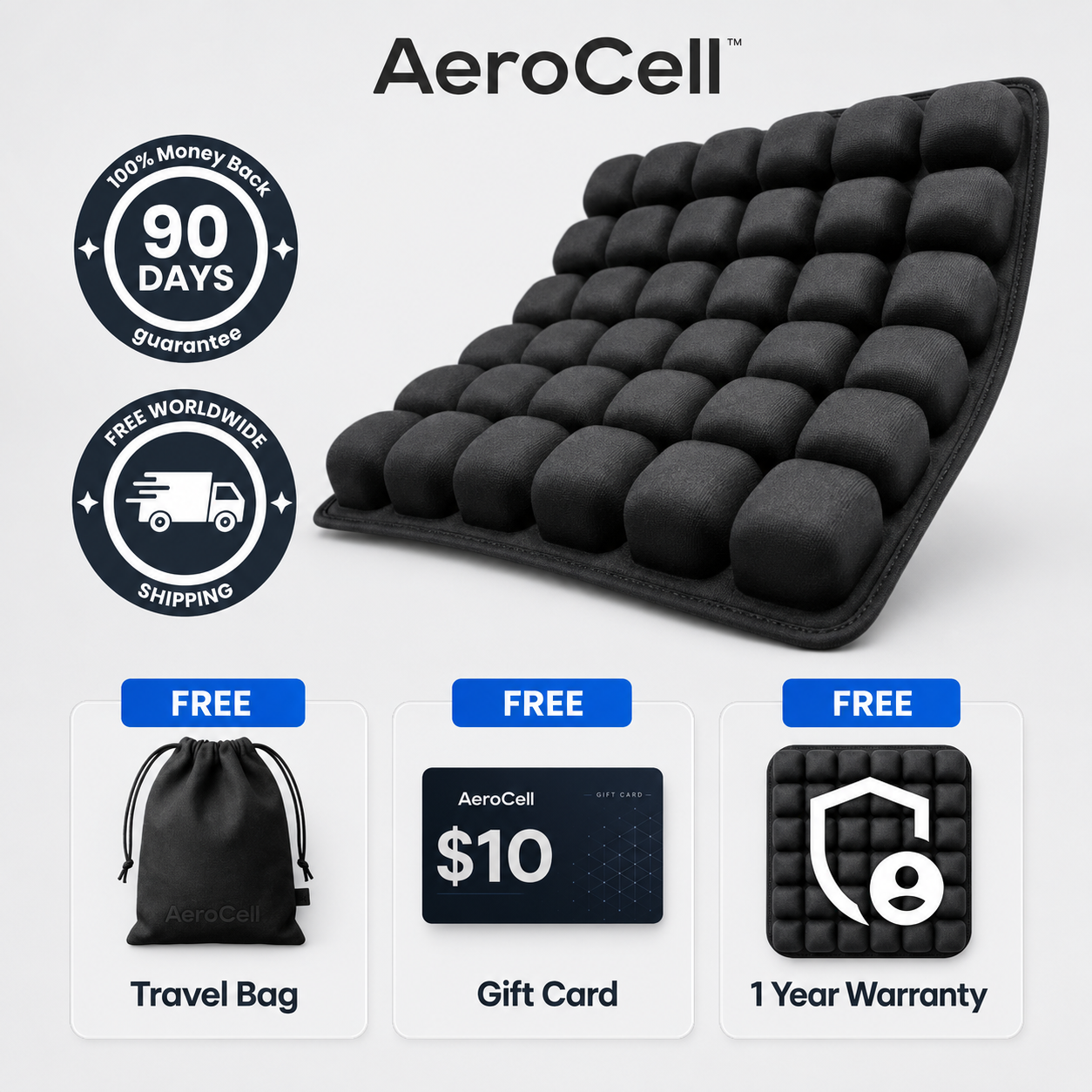 AeroCell Premium Seat Cushion